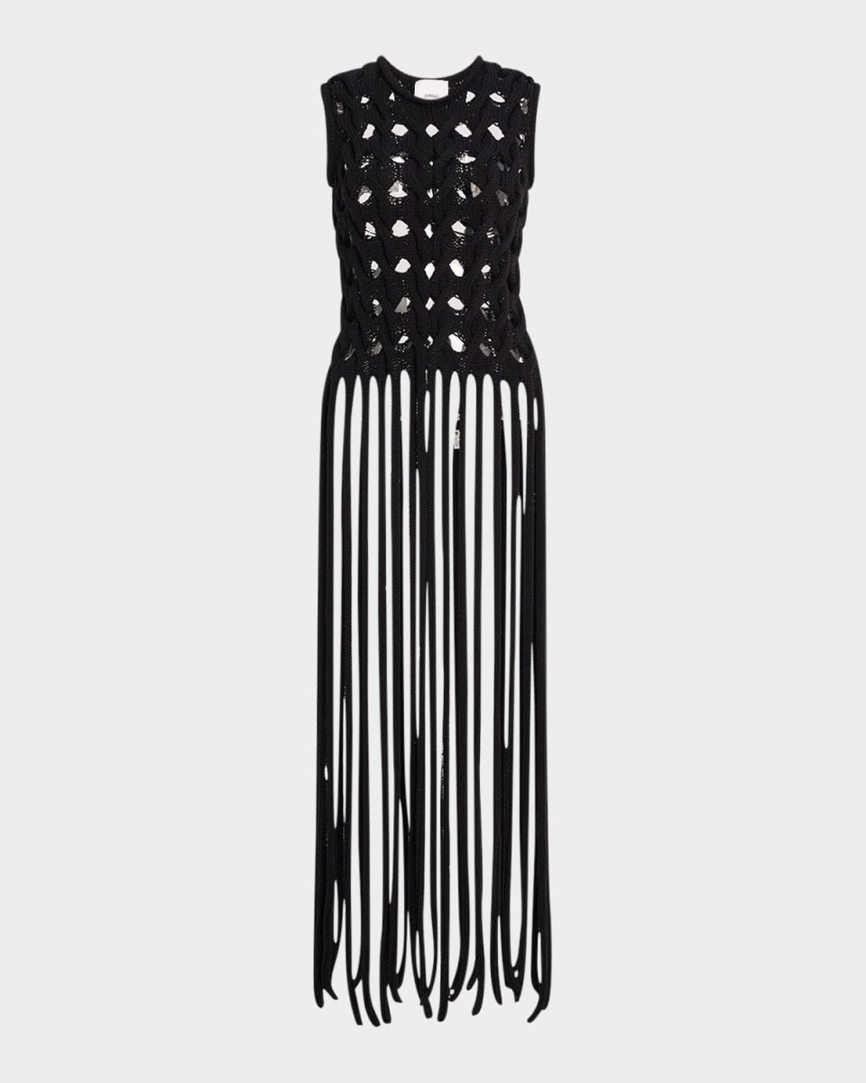 Fausti Sleeveless Fringe Top